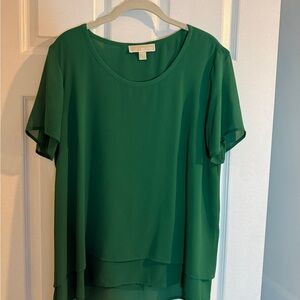 Michael Kors Layered chiffon Top - XL